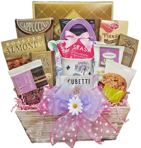 Delight Expressions® "Wishes in Bloom" Mother's Day Gourmet Gift Basket