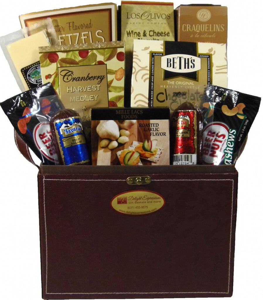 Wrapped Delights Gourmet Food Gift Basket