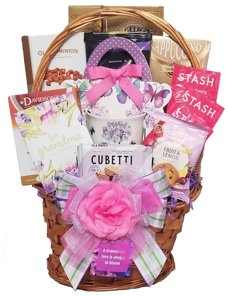 "To Grandma with Love" Gourmet Gift Basket with Mug