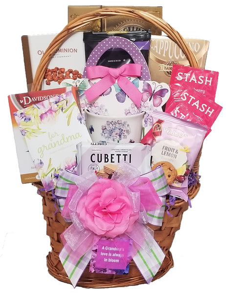"To Grandma with Love" Gourmet Gift Basket with Mug