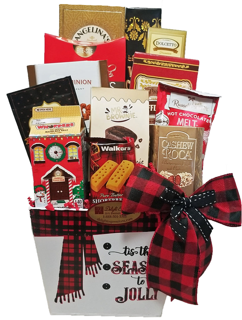 'Tis the Season to be Jolly Christmas Holiday Gift Basket