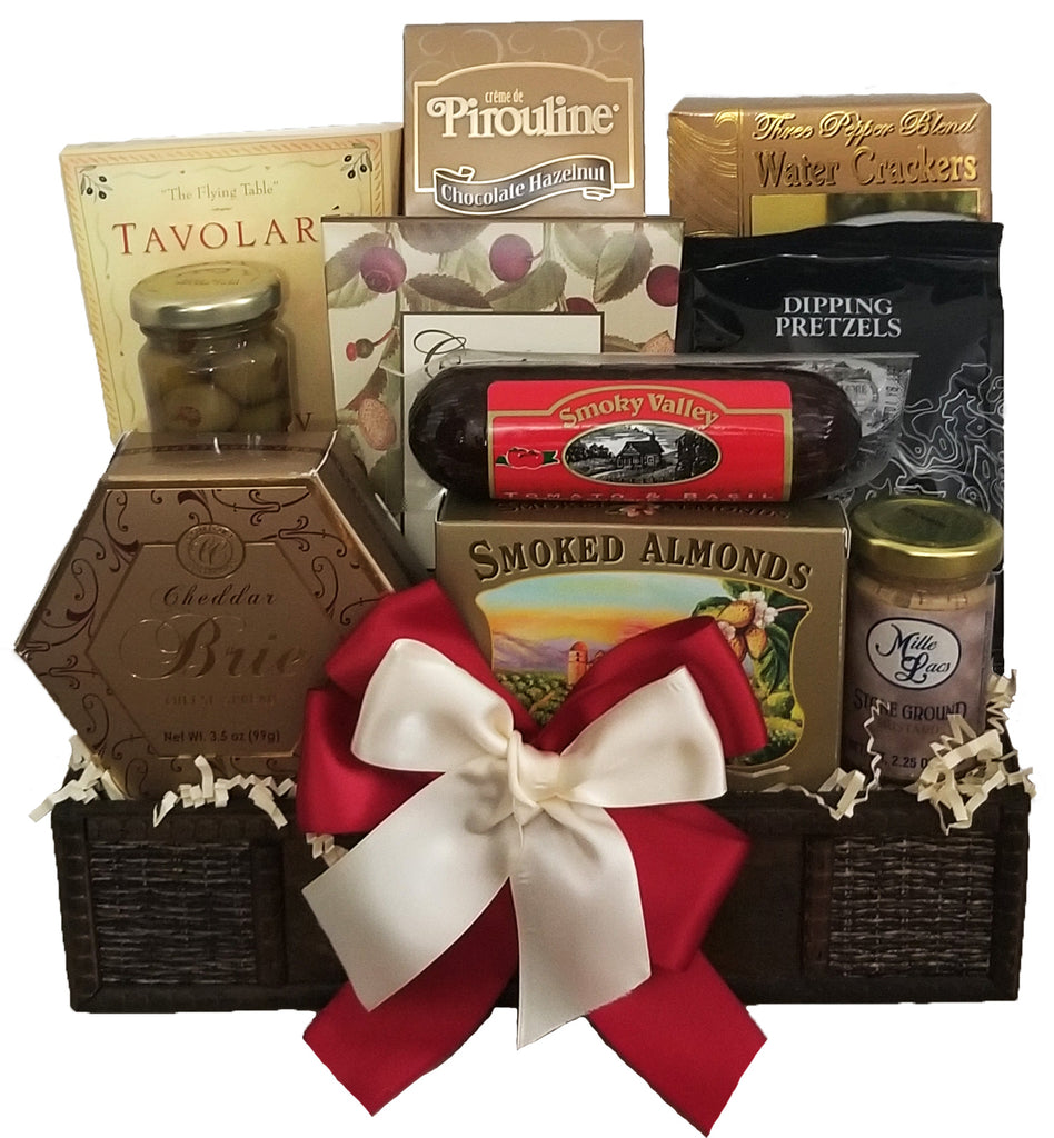 Treasured Snacks Gourmet Food Gift Basket