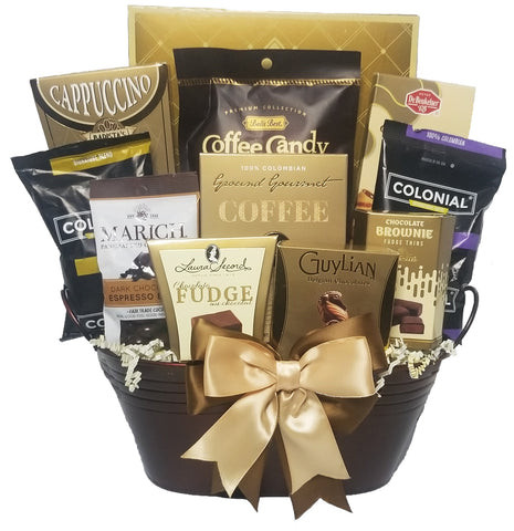 Coffee and Chocolate Lovers Holiday Gourmet Gift Basket