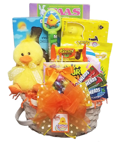 Lucky Ducky Easter Gift Basket For Girl or Boy - Premade Easter Gift Basket