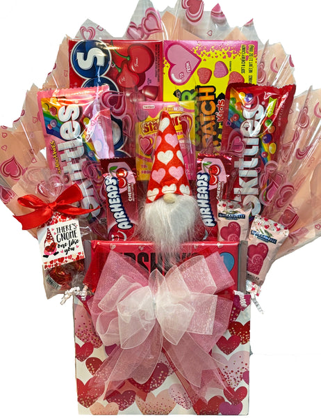 "There is Gnome One like You" Valentine's Day Gift Basket- Chocolate and Candy Bouquet