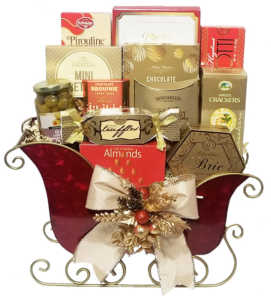 Delight Expressions® 'Tis the Season Christmas Gourmet Gift Basket - Holiday Gift Basket