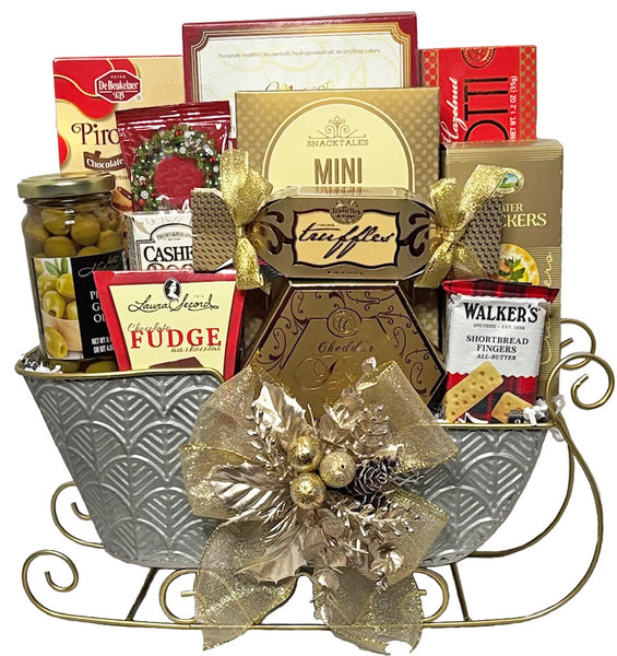 Delight Expressions® 'Tis the Season Christmas Gourmet Gift Basket - Holiday Gift Basket