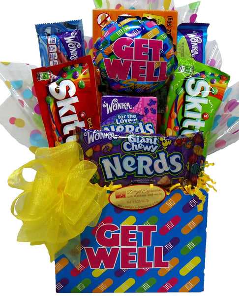 Celebrate!  Get Well Soon Gift Basket - All the Buzz