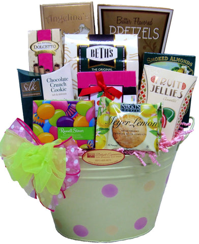 Blooming Wishes Gourmet Food Gift Basket