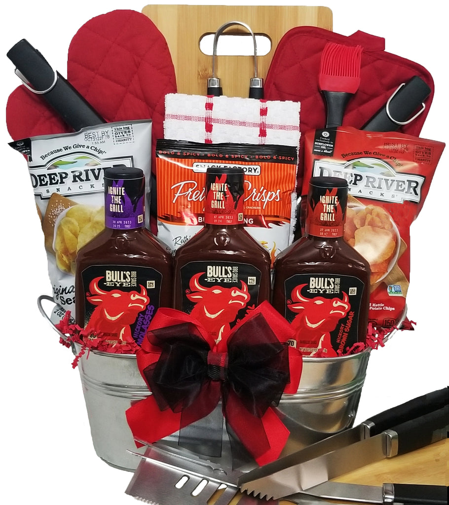 Barbecue Gift Basket Fathers Day Grilling Gift Basket Housewarming