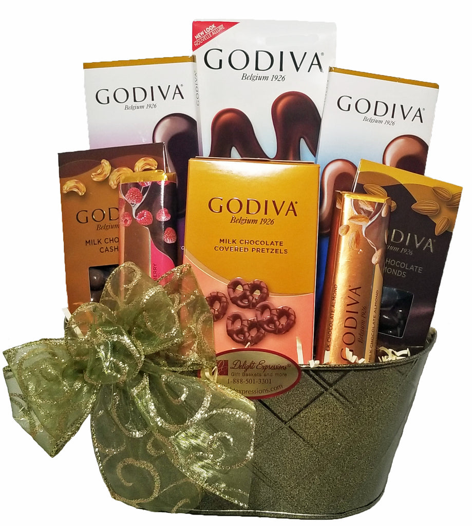 Chocolate Delights Godiva Gourmet Food Gift Basket