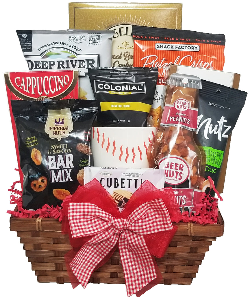 Snack Time Gift Basket (Baseball)