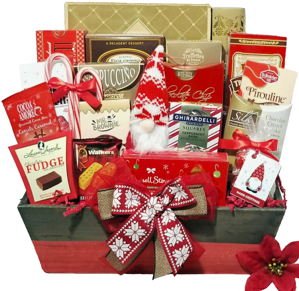 Warm Greetings Holiday Gourmet Gift Basket - Christmas Gift Basket Idea!